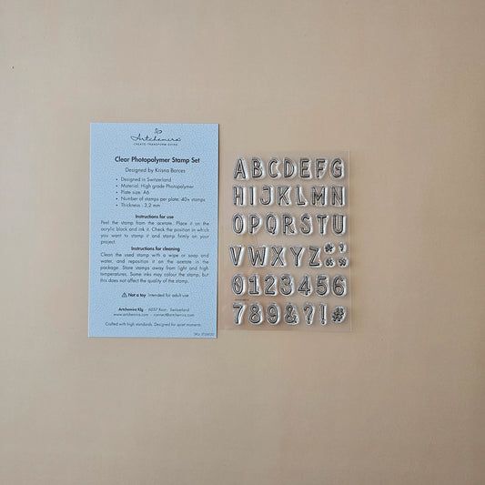 Playful Display Alphabet Stamp Set — Set C