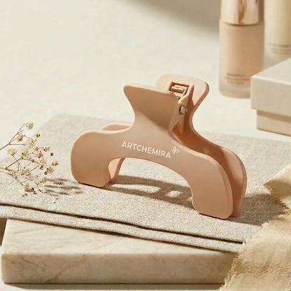 Artchemira large journal clip in soft peach tone to keep journal pages flat, minimalist design
