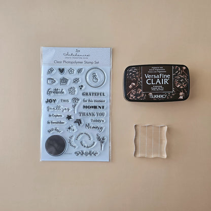 Gratitude Stamp Starter Kit — Complete Stamping Setup