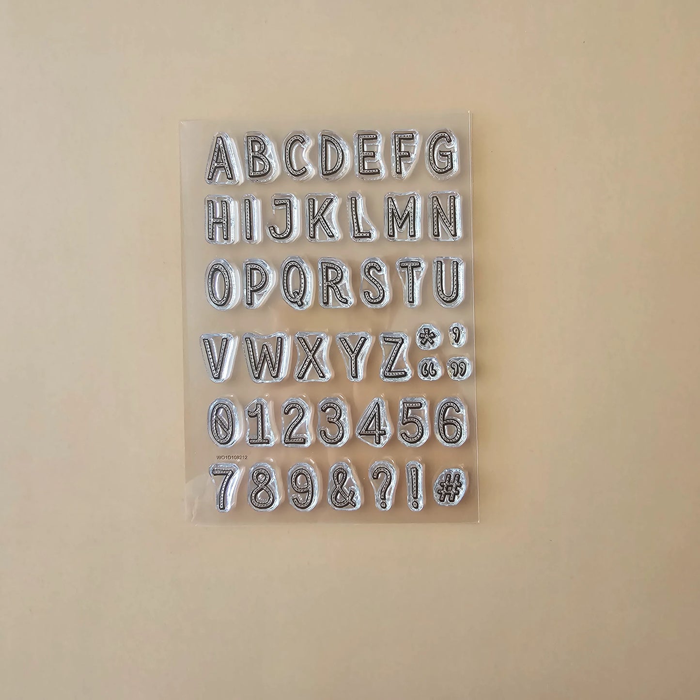 Playful Display Alphabet Stamp Set — Set C