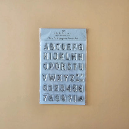 Playful Display Alphabet Stamp Set — Set C