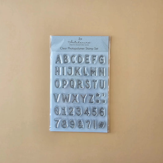 Playful Display Alphabet Stamp Set — Set C
