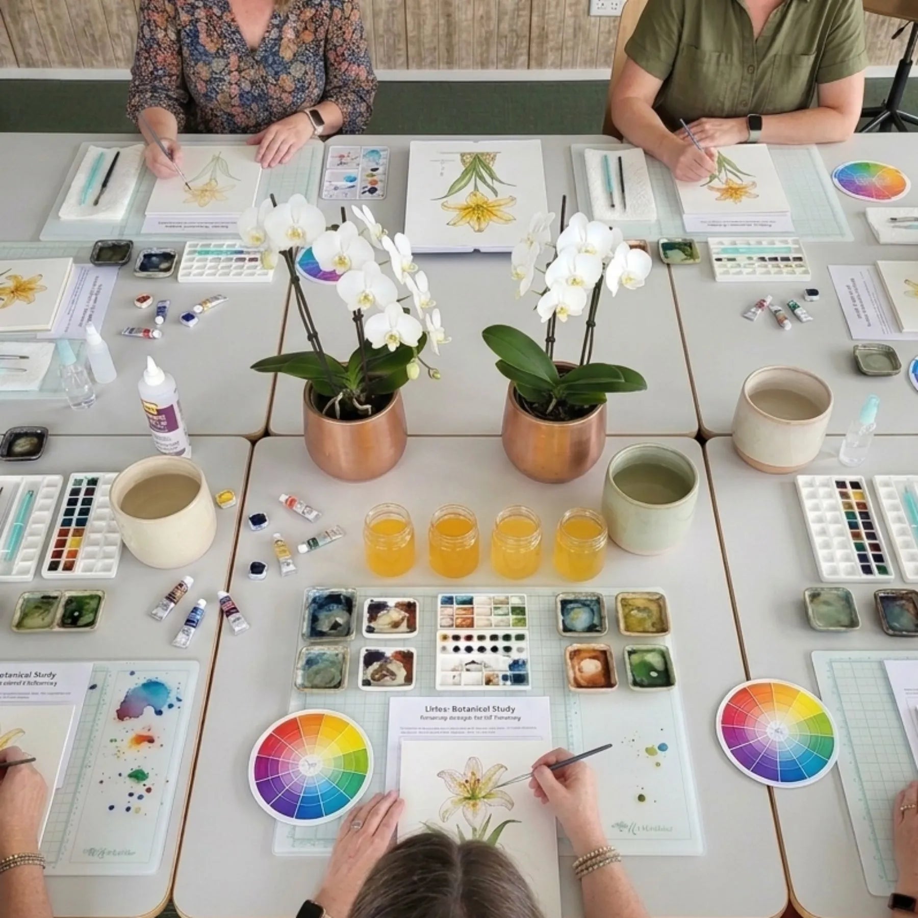 Group Workshop · Watercolour · In-Person · Root ·  Max 6 People